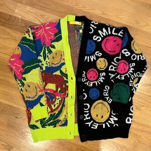 Farm Rio Smiley Cardigan XS